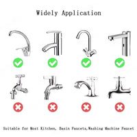 FlowFlexPro™ 1080° Swivel Stainless-Steel Faucet Extender | Dual-Mode, Splash-Proof & Easy to Install